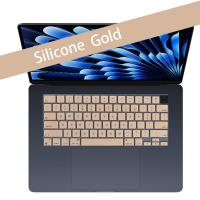 ราคา 2023แผ่นกันสำหรับแมคบุ๊กแผ่นครอบแป้นพิมพ์ใหม่อากาศ15ซิลิโคน TPU ชิป M2สีไล่ระดับสี2023ที่มีความยืดหยุ่น Utra ใส TPU ซิลิโคนแผ่นครอบแป้นพิมพ์ผิวผ้าคลุมกันฝุ่นกันน้ำ (19371648977)
