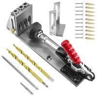 ราคา Slash Locator Slashing Pores Kit Pocket Hole Jig Kit (20684841075)