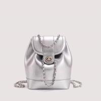 ราคา Zaraโฮมเมดฟรีกระเป๋าทรงถัง Swedish สำหรับผู้หญิงกระเป๋าเป้สะพายหลังสายโซ่กลิ่นหอมขนาดเล็ก2023ของผู้หญิงกระเป๋านักเรียนเคลือบแว็กซ์น้ำมันสะพายหนัง (20564608658)