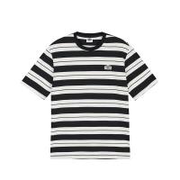 ราคา Umbro Bi Wenjun เสื้อสำหรับทั้งหญิงและชายแขนสั้นเสื้อคู่เสื้อยืดผ้าฝ้ายลำลองลายขวางฤดูร้อน (20067398639)