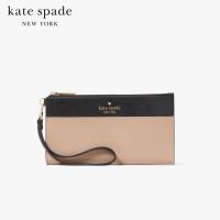 ราคา KATE SPADE NEW YORK MADISON COLORBLOCK SAFFIANO LEATHER DOUBLE ZIP WRISTLET KC507 กระเป๋าคล้องข้อมือ (20444674985)