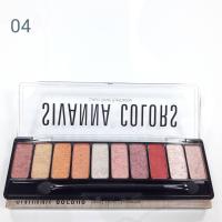 ราคา Sivanna Colors HF697 Luxury Velvet Eyeshadow 10สี ของแท้100 (14855502315)