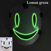 ราคา Japanese Anime Cosplay Face Mask Neon High Rise Invasion Mask LED Glowing Mask Sky Invasion Masquerade Party Cosplay Prop (20203131423)