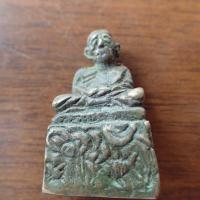 ราคา พระเครื่อง เครื่องราง พระรูปหล่อหลวงปู่ทิม อิสริโก วัดละหารไร่ พิมพ์ฐานสูง เนื้อทองเหลือง (19573312832)