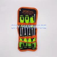 ราคา ANTON ชุดไขควงตอก 7ชิ้น เหล็ก CR V (9079552490)