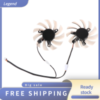 ราคา Lowest price Legend พัดลมกราฟิกการ์ด1 2ชิ้นสำหรับ GV N560OC กิกะไบต์ GTX670 GTX580 T128010SM 560TI (21230770871)