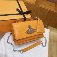 ราคา Vivienne Westwood กระเป๋าแปซิฟิกตะวันตก After Saturn Female 2023 New Feeling Light กระเป๋าสะพายข้างหรูหราสายโซ่สีชมพูสวมใส่กระเป๋าขนาดเล็ก (20297153980)