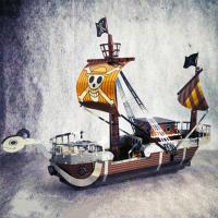 ราคา Anime One Piece 3D Metal Puzzle Thousand Sunny Pirate Ship Metal Model Toy 3D Jigsaw Assemble Puzzle Children Educational Gift (19795642140)