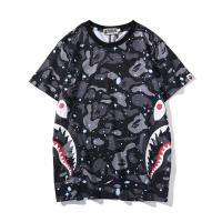 ราคา BAPE ผู้ชายและผู้หญิงแฟชั่นลำลองเสื้อยืดแขนสั้น (15174931180)