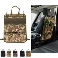 ราคา Fashion model shop Car Back Seat Organizer Tactical Accessories Pouch Storage Bag Self driving Outdoor Hunting Seat Cover Bag (18915372527)