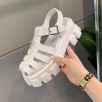 ราคา Womens Sandals Hollow Out Platform Ladies Shoes for Women Buckle Strap Summer Fashion Designer Female Sandals Woman Sandal (14133346261)