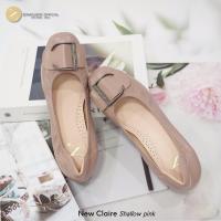 ราคา ทรงปกติ เปลี่ยนไซส์ได้ ไม่รับคืนZenachoo รุ่น New Claire สูง 2 นิ้ว รองเท้าสุขภาพนวัตกรรมแม่เหล็กจากญี่ปุ่น หนังแกะแท้ (15425545411)