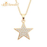 ราคา 555jewelry สร้อยคอพร้อมจี้ แฟชั่น ดีไซน์สวย รูปดาว ประดับเพชร CZ สำหรับผู้หญิง รุ่น MNC BN071 P17 (13702026143)