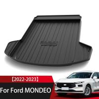ราคา Car Rear Trunk Mats Carpets For FORD MONDEO 2023 2022 2021 2020 2019 2018 2017 2016 2015 2013 Accessories Cargo Liner Trunk TPO Boot tray Floor mat Waterproof carpet Anti slip mat (20034638528)