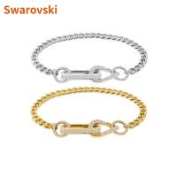 ราคา ใหม่ สวารอฟสกี้ Dextera สร้อยข้อมือคริสตัลเรียบง่ายผสมสร้อยข้อมือคู่เพชรเต็ม 925 เงินสเตอร์ลิงชุบทอง K สร้อยข้อมือ New Swarovski Dextera minimalist crystal bracelet mixed with full diamond couple brac