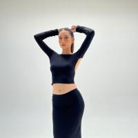 ราคา Atipashop Longsleeve Keris top เสื้อเว้าหลังแขนยาว (20566734477)