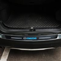 ราคา 1ชิ้นสติกเกอร์ป้องกันการ์ดกระโปรงหลังรถคาร์บอนไฟเบอร์ Bemper Belakang สำหรับ Mazda CX7 CX30 8 RX8 2 3 6 CX5 CX3 CX9 BT 50 (20509533056)