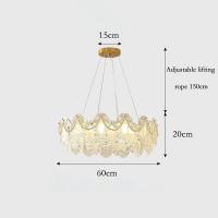 ราคา โคมระย้าฝรั่งเศสโคมไฟ Pelindung Mata สามสีอบอุ่นและโรแมนติกโคมไฟเปลือกหอยมุกกระจกสร้างสรรค์โคมไฟคริสตัลห้องนอนร้านอาหารการศึกษาห้องนั่งเล่นโคมไฟหลัก (20908550420)