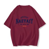 ราคา เสื้อยืดแขนสั้น ผ้าฝ้ายสกรีนลาย NAETAIYทรง OVERSIZE 9 สี C017 2 (20890169123)