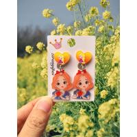 ราคา ต่างหูหนีบเด็ก ลายการ์ตูน สำหรับเด็ก มียางรองกันเจ็บ เลือกลายได้ (20849934221)