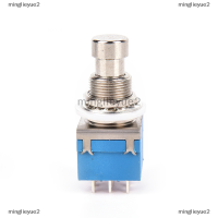 ราคา minglieyue2 1x 9 pin 3PDT กีต้าร์เอฟเฟค Pedal BOX STOMP Foot Metal SWITCH True BYPASS BLUE (20272307033)