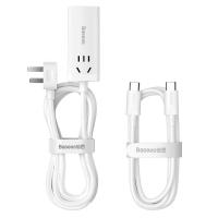 ราคา หัวชาร์จ ชาร์จไว Baseus 65W Fast chager GaN 3 Pro 4 in 1 2 USB 2 type C รางปลั๊กไฟ หัวชาร์จเร็ว หัวชาร์จ (14730278221)