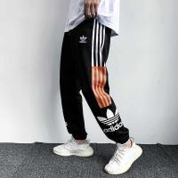 ราคา Adidas กางเกงกีฬาชายหญิงกางเกงวอร์มสำหรับออกกำลังกายวิ่งทรงหลวมบางระบายอากาศได้ดี (10397588140)