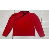 ราคา 049 M เสื้อคอจีนแขนยาว เสื้ออาหมวยผ้าไหมอิตาลี (17368544198)