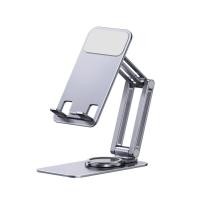 ราคา Rocoren Phone Holder 360 Rotatable Desk Mobile Phone Stand Foldable Metal Holder Support For iPhone Samsung Xiaomi iPad Holder (19260546102)