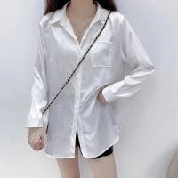 ราคา TOP clothing เสื้อเชิ้ตแขนยาว งานป้ายห้อย เกรดพรีเมียม เนื้อผ้าซาตินพิมพ์ลาย อย่างดี พร้อมส่ง (19123474927)