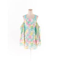 ราคา Lyn around เดรสสายเดี่ยวสายไขว้หลัง ผ้าพิมพ์ลายมีซับในซิปหลัง ดีเทลแต่งระบายแขนแยกชิ้น ป้ายแบรนด์ระบุไซส์ S Preloved (20670472599)