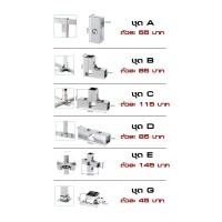 ราคา พร้อมส่งจากไทย ข้อต่อเหล็กกล่อง ขนาด 1 นิ้วข้อต่อ DIY ข้อต่อเหล็กกล่อง ไม่ต้องเชื่อมให้เสียเวลา ถอดได้ (21256426075)