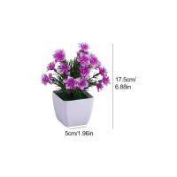 ราคา กระถางต้นไม้ประดิษฐ์ขนาดเล็กบอนไซสีเขียวกระถางต้นไม้กระถางประดับต้นไม้ปลอมกระถางดอกไม้จำลอง1ชิ้น (20212323865)