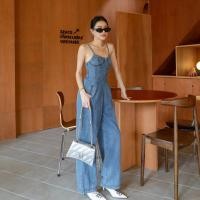 ราคา Simplestyle byd Denim Jumpsuit จั้มสูทยีนส์ ชุดยีนส์ (21002749504)