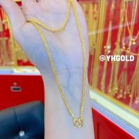 ราคา สร้อยคอทอง1บาท YHGOLD ทองคำแท้96 5 ขายได้จำนำได้ (15211290449)