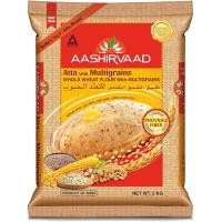 ราคา Aashirvaad Whole Wheat Flour Atta with Multi Grains 2kg Best Before 25 Mar 2024 (20606002369)