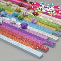 ราคา กระดาษพับดาว 540แผ่น สีพาสเทล เรืองแสง กากเพชร พับดาว ดาวกระดาษ กระดาษพับดาวเรืองแสง กระดาษพับ Origami DIY Paper B 102 (17892983438)