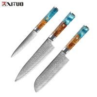ราคา 67 Layers Japanese Damascus Steel Sharp Blade Chef Knife Top Sharp Professional Chef Knife Damascus Kitchen Knife VG10 Handle Knife Set Best Gift พร้อมส่ง ส่งจากร้าน Malcolm Store กรุงเทพฯ (2069722636