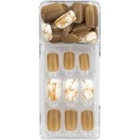 ราคา GLAZE GLAM PRESS ON MANICURE 20g สติกเกอร์แต่งเล็บ (16543834615)