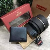 ราคา ชุดกระเป๋าสตางค์และเข็มขัด ลีวายส์ Levis Belt and Wallet Gift Set แบรนด์แท้ เซทสุดคุ้ม ทั้ง กระเป๋าสตางค์ พับสองตอน และเข็มขัดวัสดุหนังคุณภาพดี (19572600841)