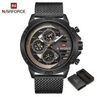 ราคา NAVIFORCE Men Watch Waterproof Stainless Steel Calendar Wristwatch Casual Vintage Watches Quartz Multifunction Original Brand NF9110 (20915314056)