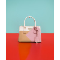 ราคา Small Prada Galleria Saffiano leather bag Top Handle Bag (21228396044)