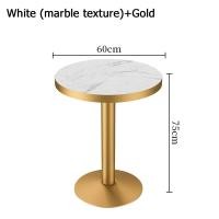 ราคา จัดส่งที่รวดเร็ว โต๊ะกลมสีทอง โต๊ะกาแฟ โต๊ะกลมหินอ่อน โต๊ะ กลม Luxury ท๊อปโต๊ะ โต๊ะกาแฟเหมาะสำหรับหลายฉาก (21150457868)