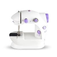 ราคา จักรเย็บผ้าไฟฟ้าขนาดเล็ก ขนาดพกพา สีม่วงMini Sewing Machine FRJ202 (20928449170)