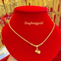 ราคา สร้อยคอทอง2สลึง YHGOLDลายเบนซ์ระย้าหัวใจ ทองคำแท้96 5 (15146488594)