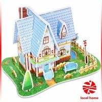 ราคา Thaihome โมเดลบ้าน โมเดลร้านค้า งานประกอบ 3 จิ๊กซอว์กระดาษ เกมสมอง ของเล่นเด็ก จิ๊กซอว์โมเดลบ้าน 3D puzzle (10650693829)