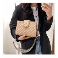 ราคา กรเป๋าแฟชั่น กระเป๋าผู้หญิงสะพายข้างงานหนังนิ่มหนังพียู (18462228641)