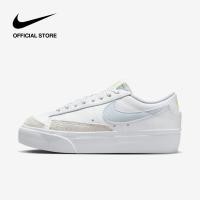 ราคา Nike Womens Blazer Low Platform Shoes White (20472980577)