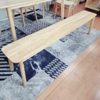 ราคา เก้าอี้ม้านั่งยาวไม้ยางพาราแท้ สไตล์มินิมอล PBE 18 F R (21058539629)