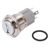 ราคา 12V 16mm Car LED Light Momentary Horn Button Metal Switch Push Button (19058246143)